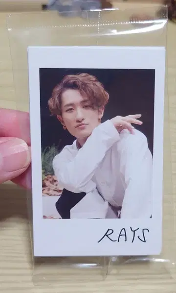 SnowMan RAYS 폴라로이드풍 카드