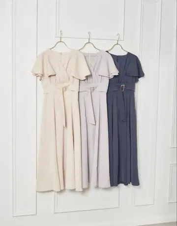 로제 뮤즈 원피스 flare sleeve dress