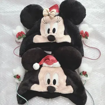 디즈니 크리스마스 팬캡 미키 미니