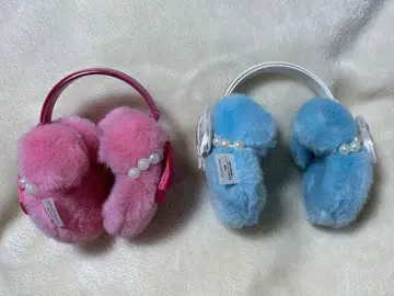 귀도리 디즈니 핑크 스카이블루 귀마개 블루 파랑