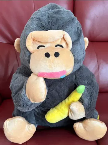 우호호 고릴라 고리 군 바나나 대장 울트라 BIG 봉제 인형 고리마로