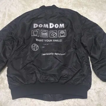 [ 컨디션 최상 ] 완판템 DOMDOM 버거 MA-1 플라이트 자켓 레어