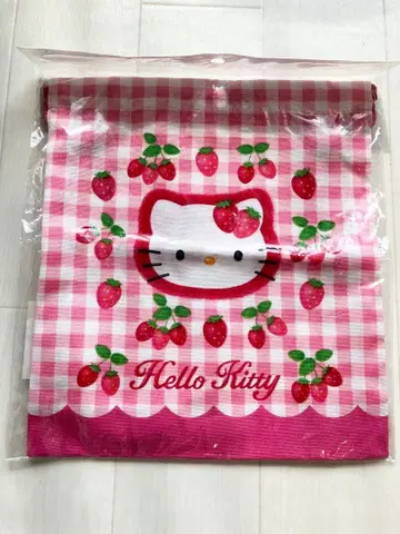 새상품 산리오 레트로 딸기 키티 복조리