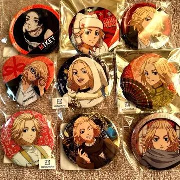 도쿄 리벤저스 사노 만지로 캔뱃지 묶음 판매