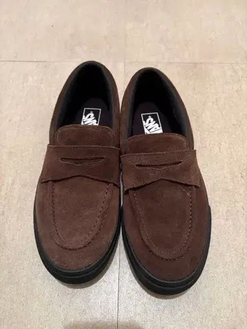 VANS LOAFER 반스 로퍼 스웨이드 브라운 27.0cm