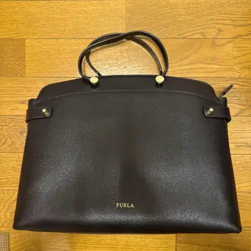 [ 새상품 미사용 ] 훌라 숄더백 2way 가죽 블랙 부대 포함