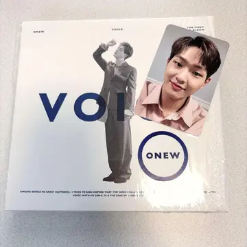SHINee 온유 솔로 앨범 VOICE CD 트레이딩 카드 포함 미개봉