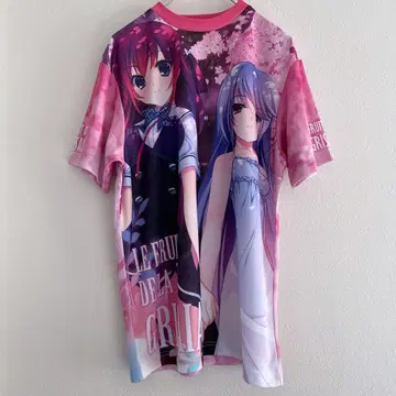 그리자이아의 과실 T셔츠 프론트 윙 그리자이아의 낙원