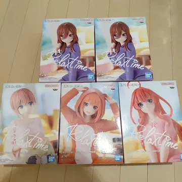 5등분의 신부 Relax time 피규어 5개 세트