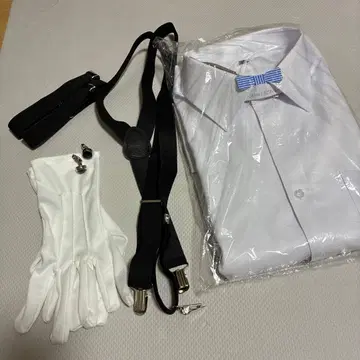 신랑 윙카라 셔츠와 잡화 세트