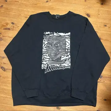 MANWHO 'JOMON' 크루넥 스웨트셔츠