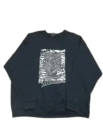 MANWHO 'JOMON' 크루넥 스웨트셔츠