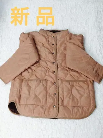 택 포함 새상품 메틀리제 리버서블 퀼팅 자켓 모카