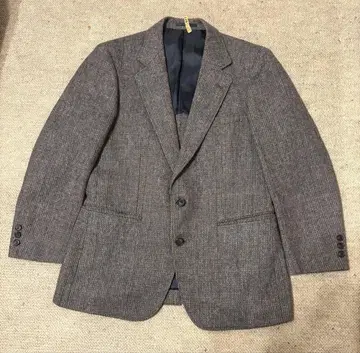 울 자켓 남성용 브라운그레이 L 사이즈