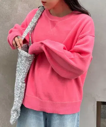 CIAOPANIC TYPY 맨투맨 같은 볼륨 슬리브 니트