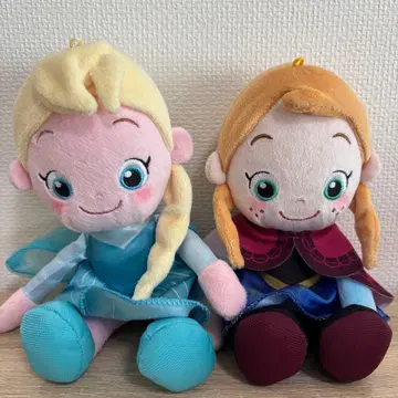 세탁 가능한 콩 컬렉션 안나와 엘사의 세트