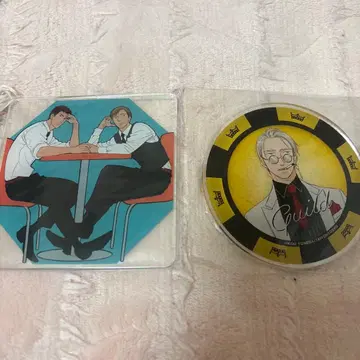 요네다 코우 '새는 날지 않는다' 콜라보 카페 아크릴 코스터 2장 세트