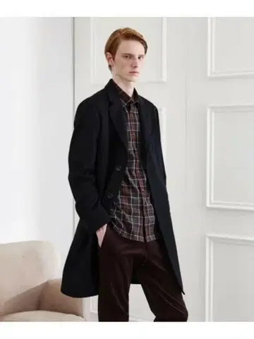 TAKEO KIKUCHI 블랙 체스터 코트 M
