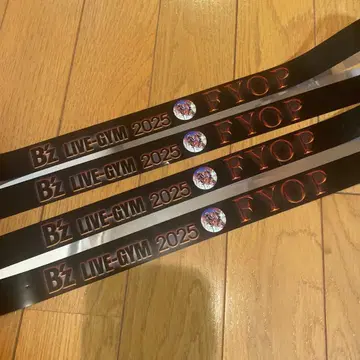 B'z LIVE-GYM 2025 FYOP 은색 테이프 1개 컷 없음 5