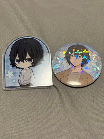 향기로운 꽃은 늠름하게 피어 여름사와 사쿠 캔뱃지 아크릴 배지 세트