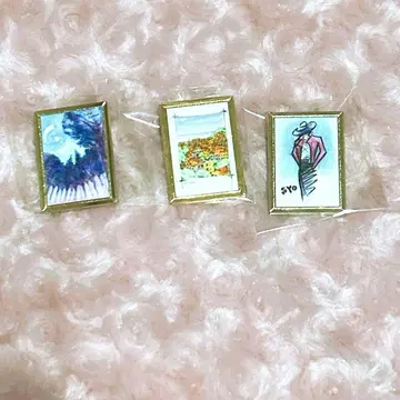 우타프리 SHINING MUSEUM 트레이딩 아트 핀즈 3종