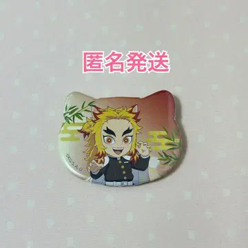 귀멸의 칼날 렌고쿠 쿄쥬로 난자타운 고양이형 캔뱃지
