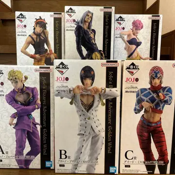 가격 인하 중 죠죠의 기묘한 모험 제일복권 골든 윈드 피규어 세트
