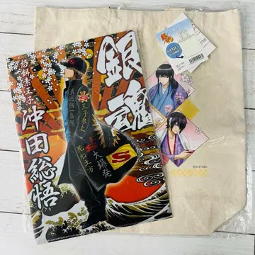 은혼 꽃놀이 마루이 POP UP SHOP 토트백 클리어 파일 오키타