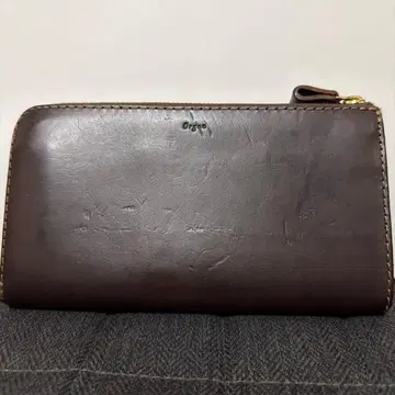 herz organ 라지 지퍼 지갑 카스타뇨