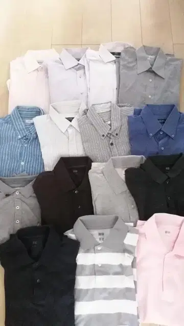 남성복 남성용 상의 묶음 판매 L 사이즈