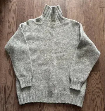 A.P.C. 그레이 하이넥 스웨터