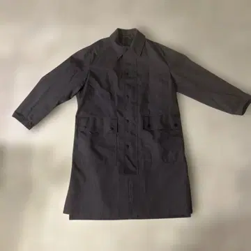 유니클로 U 스텐카라 코트 L 다크 그레이