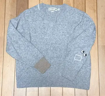 유니클로 안야 힌드마치 프리미엄 라무 크루넥 스웨터 XXL 그레이