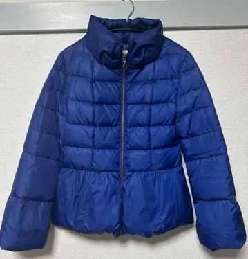 Sybilla 시빌라 블루 파랑 다운 자켓 코트 겨울 의류 미들 기장