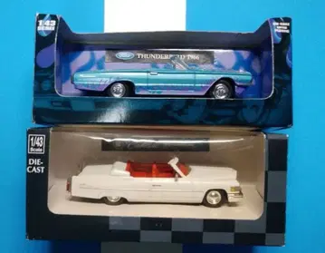뉴레이 썬더버드 포드 캐딜락 다이캐스트 1/43