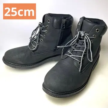 블랙 캐주얼 부츠 지퍼 포함 25cm