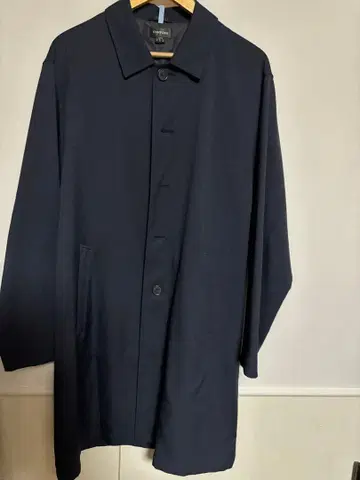 CONFIRM 네이비 스텐카라 코트