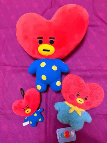 타타 봉제 인형 태태 BTS 3개 세트