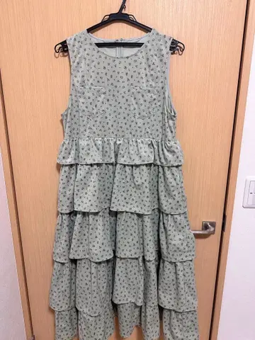 petit flower 티어드 점프 스커트 원피스