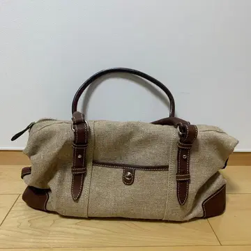 Dakota 베이지 캔버스 핸드백