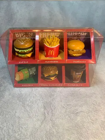 맥도날드 푸드 스트랩 세트 컴플리트 플러스 덤 4개