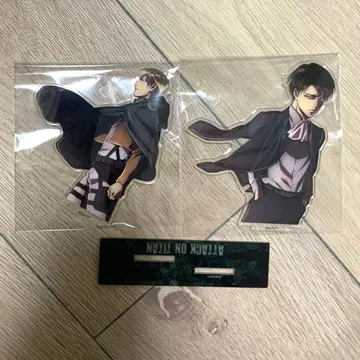 진격의 거인 빌레반 디오라마 아크릴 스탠드 리바이 엘빈