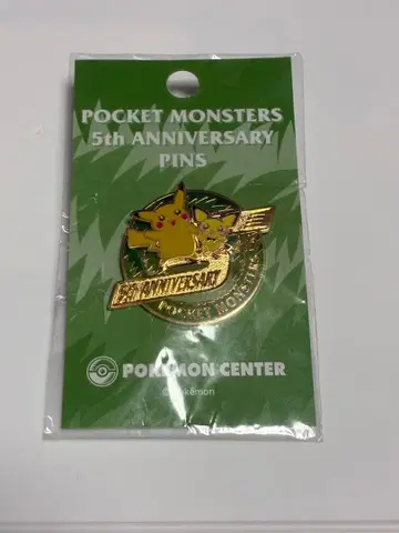 포켓몬 센터 5주년 핀 배지