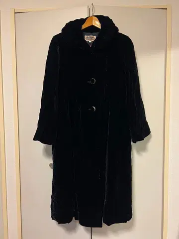 새상품급 REGENCE 레지앙스 38 벨벳 롱 코트