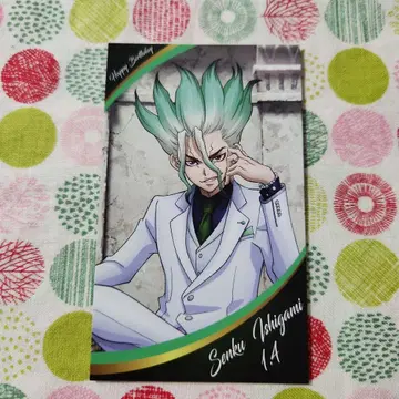 Dr.STONE 이시가미 센쿠 벌스데이 오리지널 카드 마루이