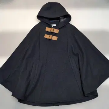 VANQUISH 뱅퀴시 울 코트 케이프 판초 프리 사이즈