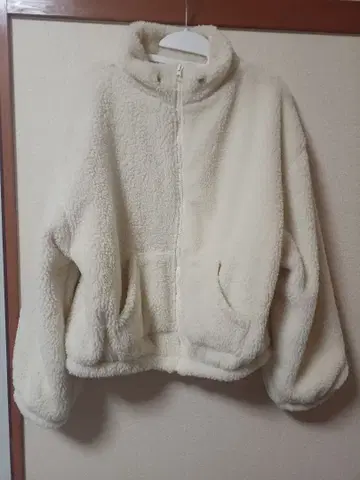 coca 보아 블루종 L 사이즈 아이보리