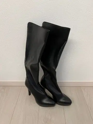 미사용 새상품 에스페란자 롱 부츠 M 23.0 23.5 블랙