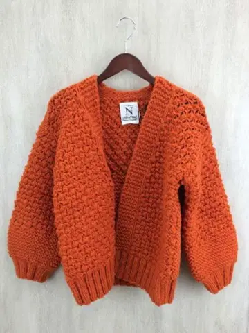 RNA-N 오렌지 울 가디건