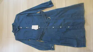 택 포함 새상품 투모로우랜드 맥피 데님 셔츠 원피스